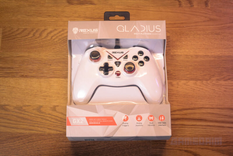 Rexus gladius gx2 box depan gamedaim review