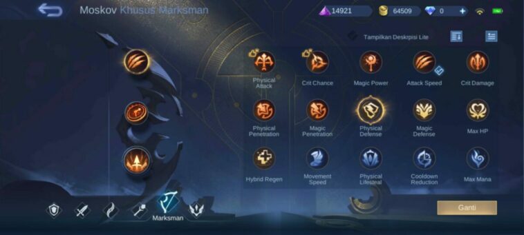 Talent Mobile Legends