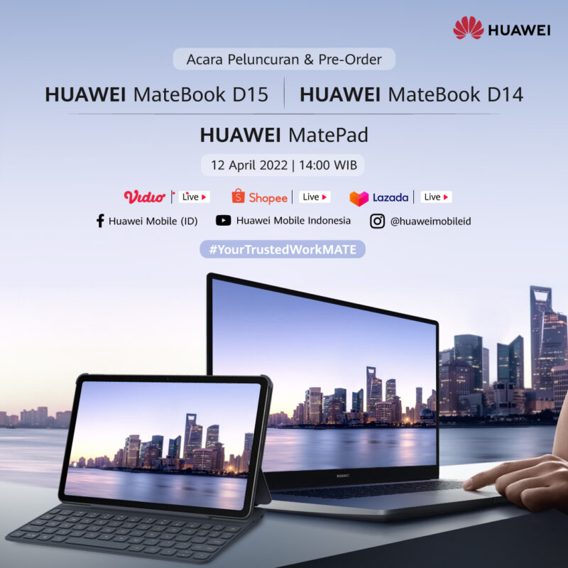 7) Huawei Matebook D Series 11th Gen