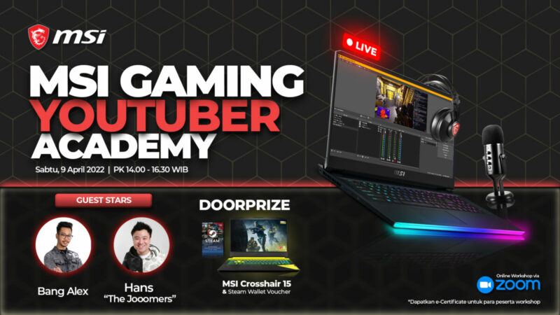 Msi Gaming Youtuber Academy