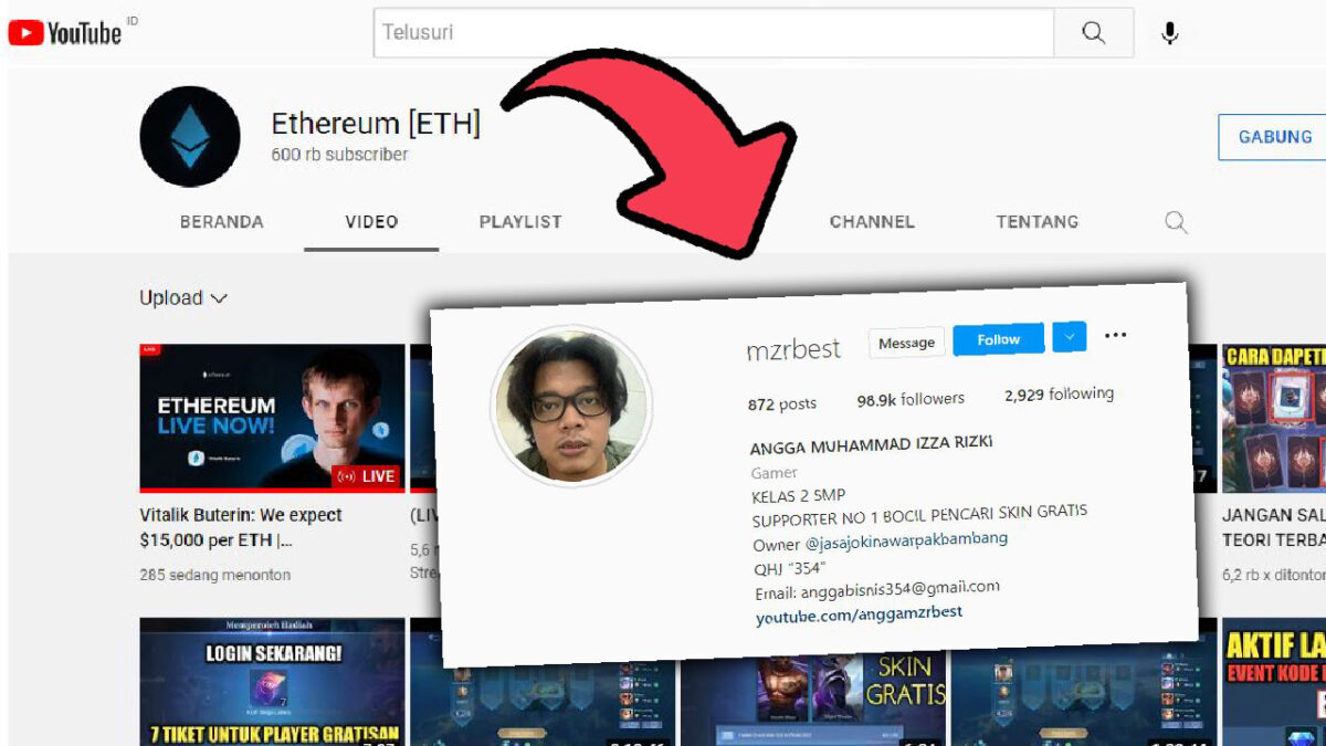 Youtuber mobile legends jadi korban hacker