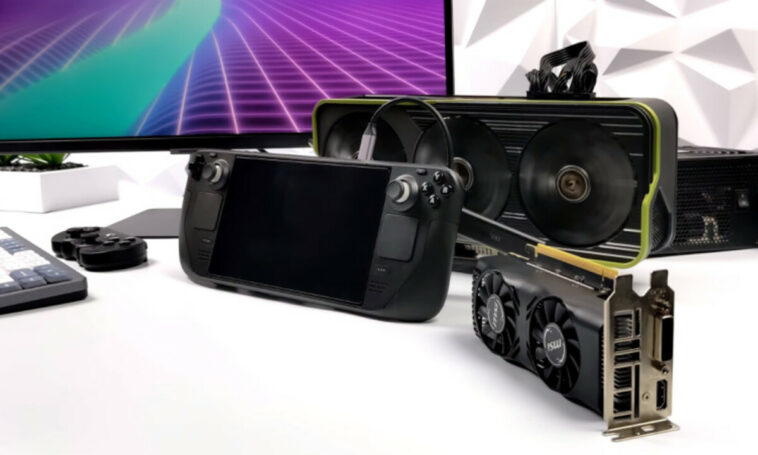 Pengguna Steam Deck Ini Pasang Kartu Grafis Eksternal, Hasilkan 4K 60 FPS | YouTube