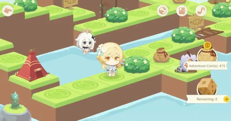 Cara Mendapatkan Primogem dari Web Event Genshin Impact New Adventure? Let's Go! 2 Dadu New Adventure? Let's Go!