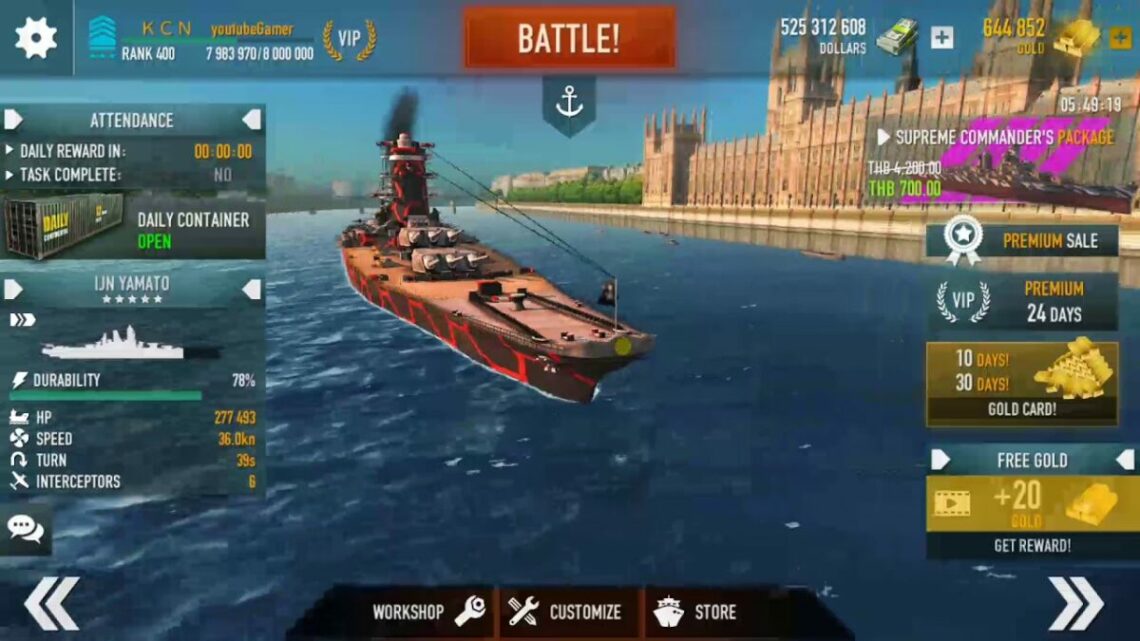 battle of warships mod apk download