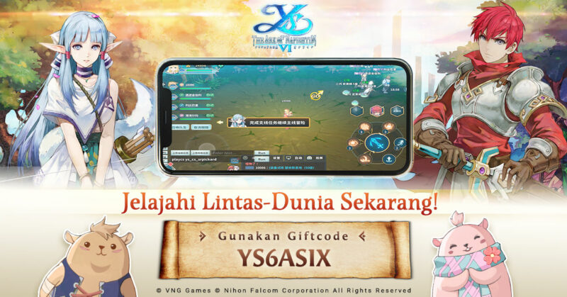 Giftcode Ys 6 Mobile