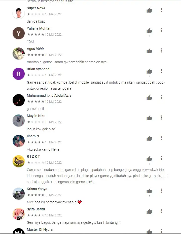 Player Mobile Legends