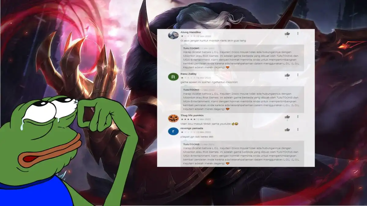Buta Map, Player Mobile Legends Justru Kasih Rating Bintang 1 ke Game yang Namanya Mirip League of Legends 1 Rating Anjlok