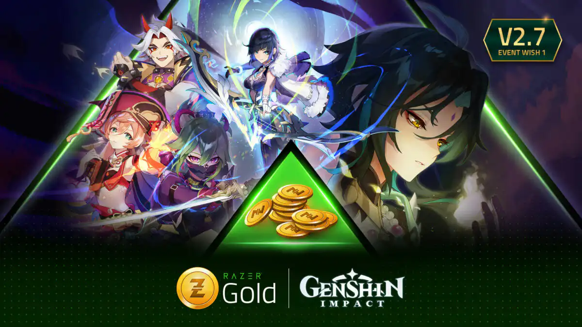 Razer Gold Berikan Bonus Top-Up Genshin Impact Versi 2.7