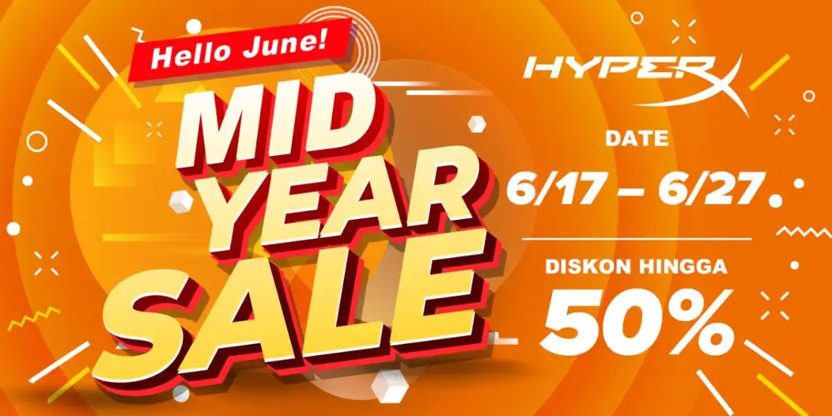HyperX Mid-Year Sale Beri Diskon Sampai 50%