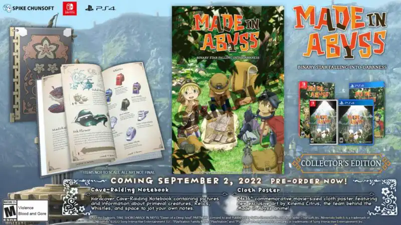 Tanggal Rilis Made in Abyss: Binary Star Falling into Darkness Diumumkan 2 Spike Chunsoft Unjuk Tanggal Rilis Made in Abyss | Nintendo