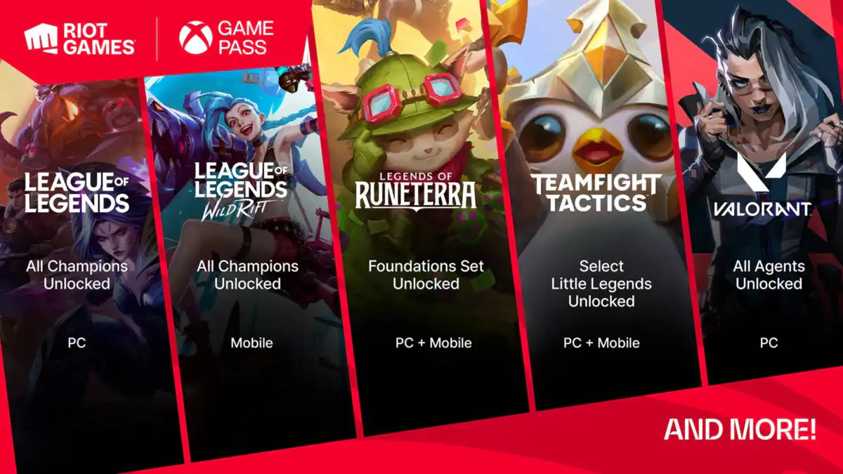 Game PC dan Mobile Riot Games Siap Tuju Xbox Game Pass