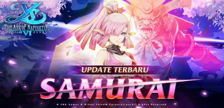 Ys 6 Mobile Rilis Update Terbaru, Bawakan Samurai Class