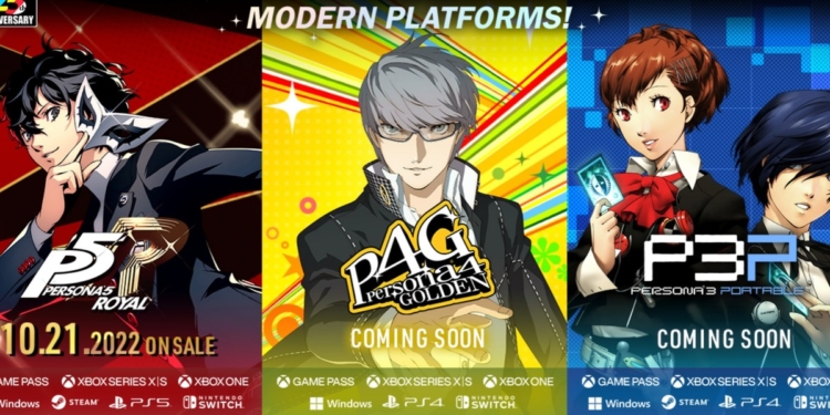 Persona 5 royal, persona 4 golden, dan persona 3 tuju nintendo switch | sega