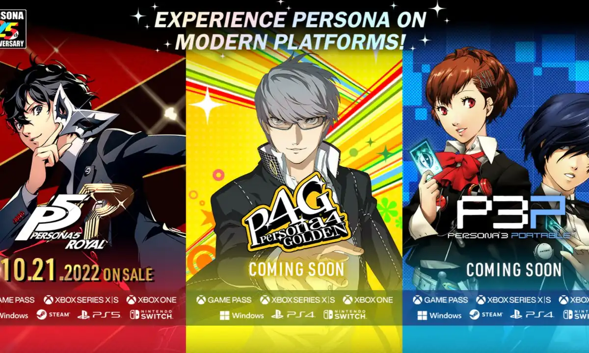 Persona 5 Royal, Persona 4 Golden, dan Persona 3 Tuju Nintendo Switch