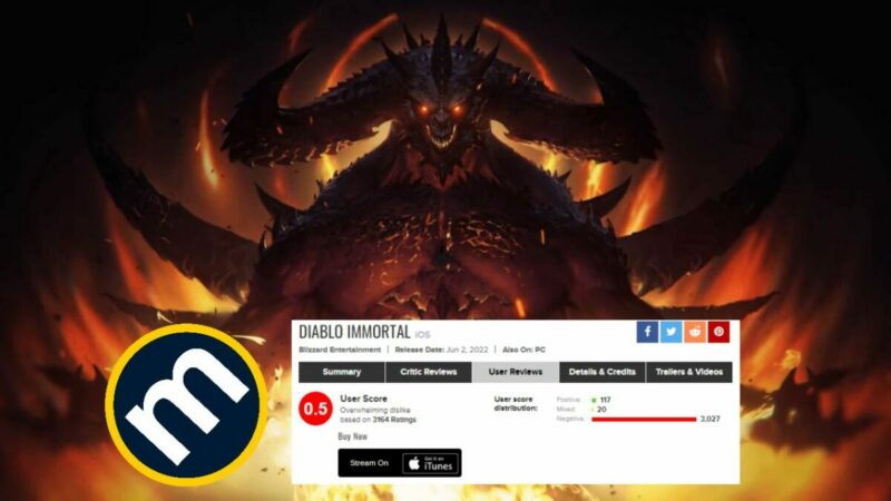 Diablo Immortal Jadi Game Blizzard Dengan Skor Terendah di Metacritic | Gamedaim