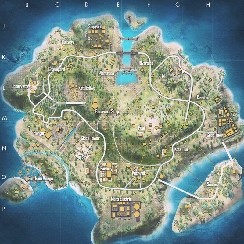 Luas map free fire bermua