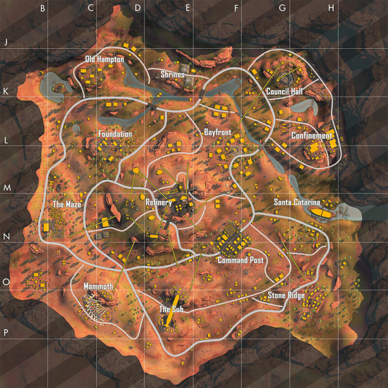 Luas map free fire kalahari