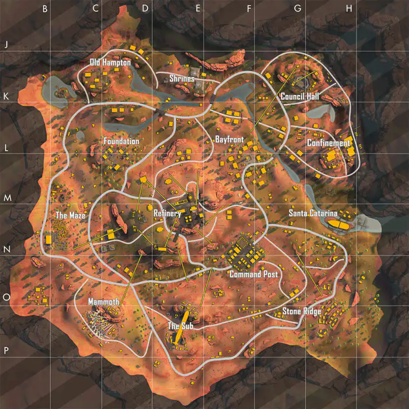 Berapa Jumlah Total dari Luas Map Free Fire? 6 Luas Map Free Fire Kalahari