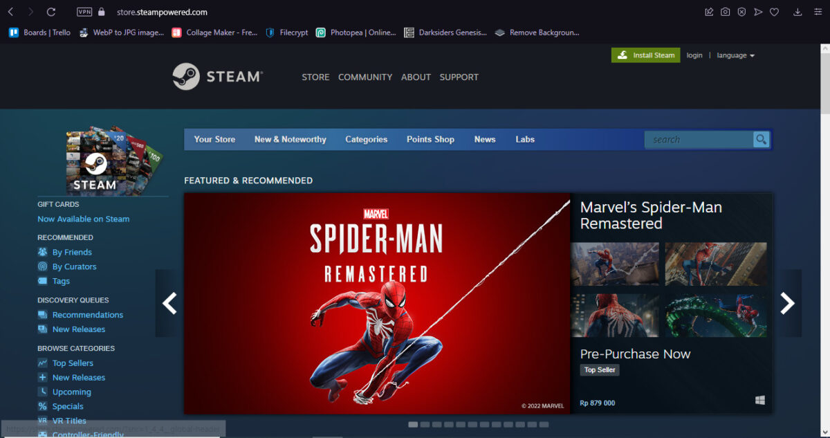 Steam store steampowered