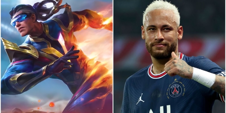 Kolaborasi mobile legends dengan neymar, bruno giring bola ke land of dawn