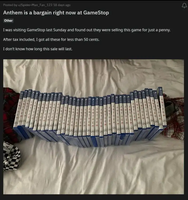 Kurang Laku, Anthem Kini Hanya Seharga 1 USD di GameStop AS 2 Ezgif 1 84d73ee7ca