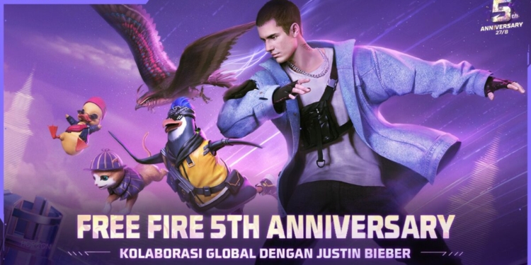 Free fire bareng justin bieber