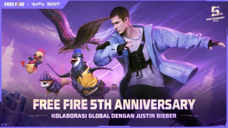 Free Fire Bareng Justin Bieber