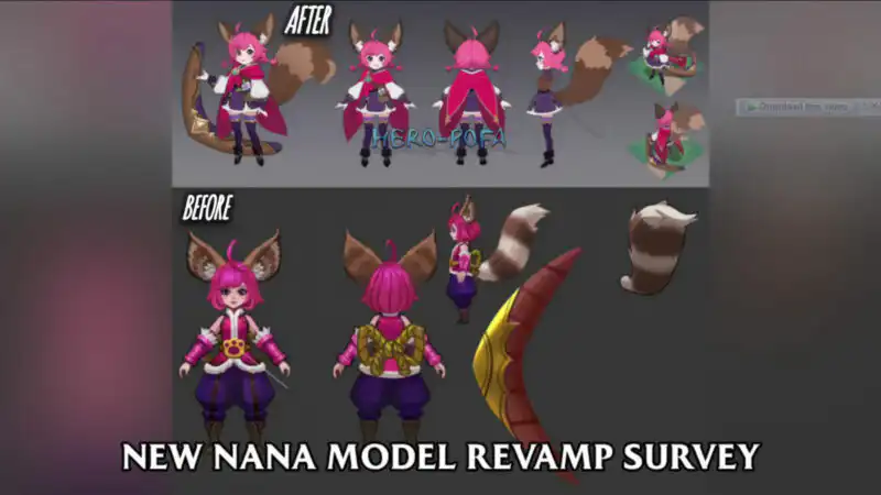 Inilah 6 Hero Yang Akan di Revamp Pada Project Next Selanjutnya 5 Project Next Nana
