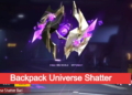 Backpack universe shatter ff & incubator voucher gratis di event ini