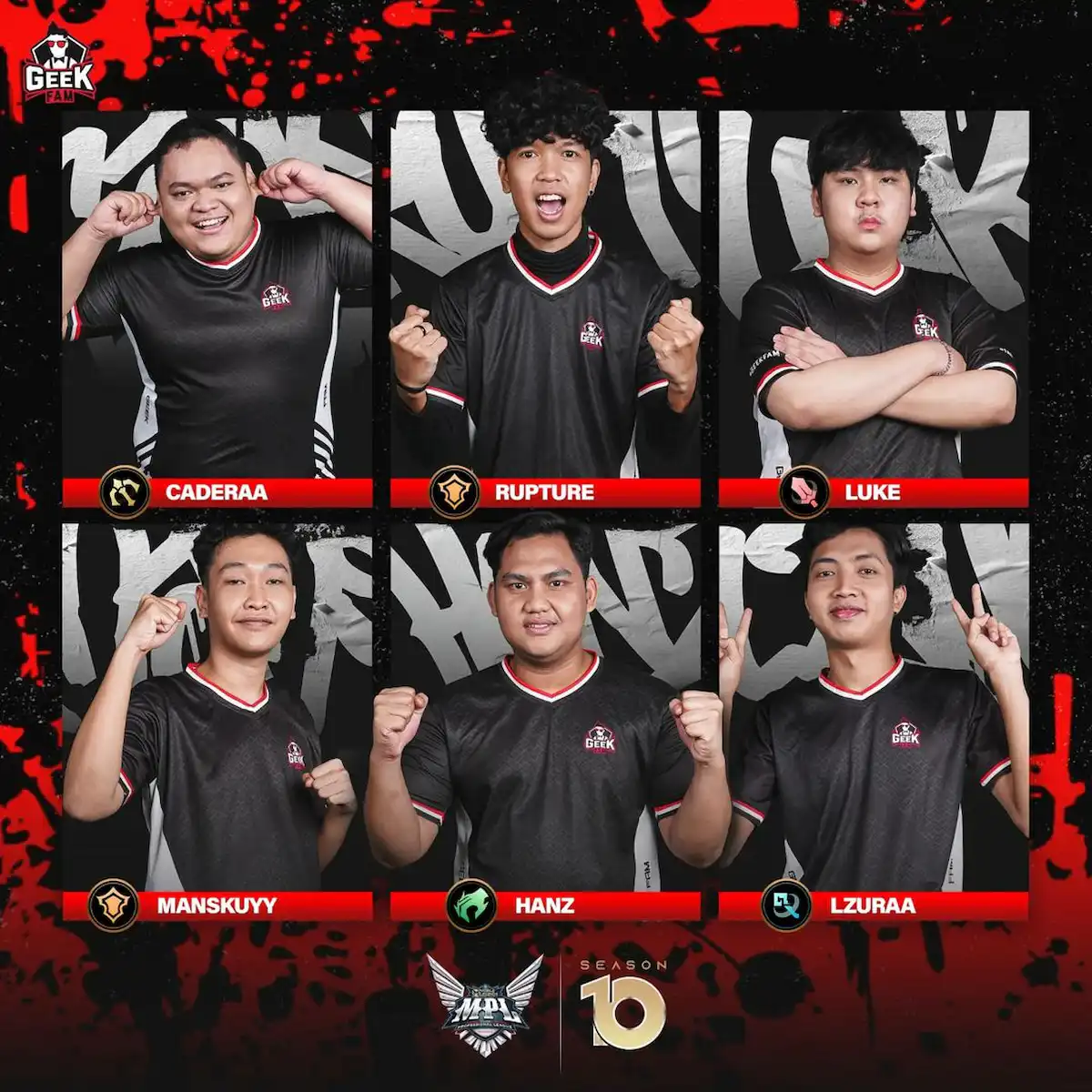 Banyak Nama Baru, Inilah Line-up Roster Geek Fam di MPL ID Season 10