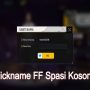 Cara buat nickname ff spasi kosong pendek & panjang