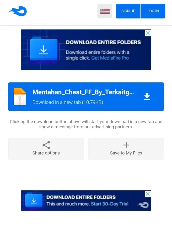 Mentahan cheat ff