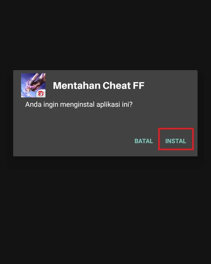 Mentahan cheat ff