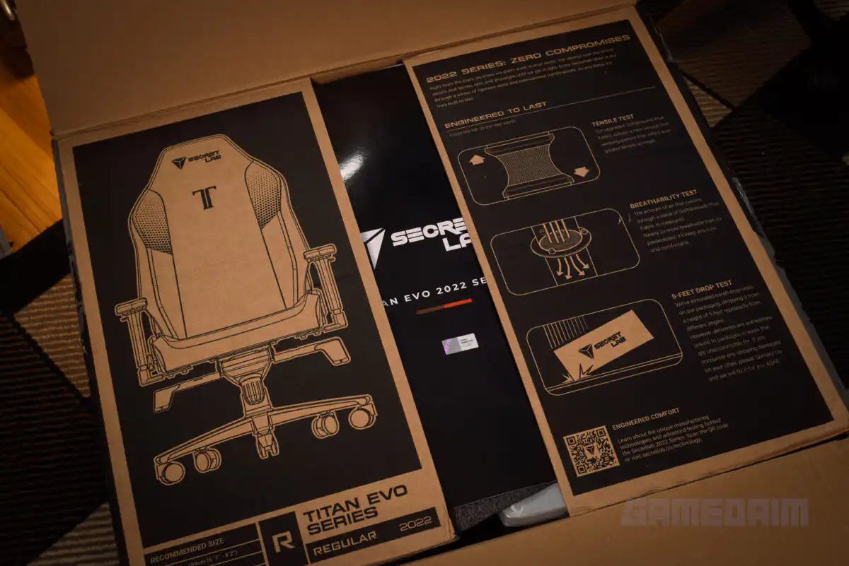 Review Secretlab TITAN Evo 2022 SoftWeave Plus® Cookies & Cream: Permukaan Kasar Berikan Kenyamanan Teranyar 4 Secretlab Titan Evo 2022 Softweave Cookies And Cream Regular Gamedaim Review 61
