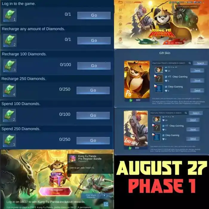 Skin Gratis Kungfu Panda