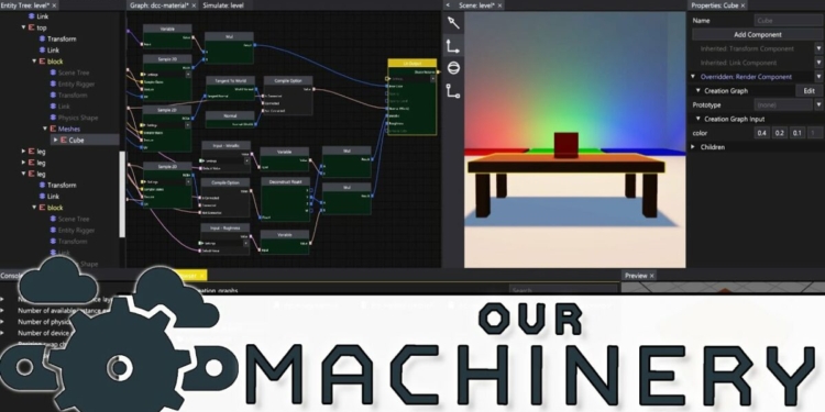 Our machinery hapus game engine