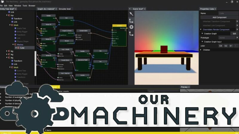 Our Machinery Hapus Game Engine