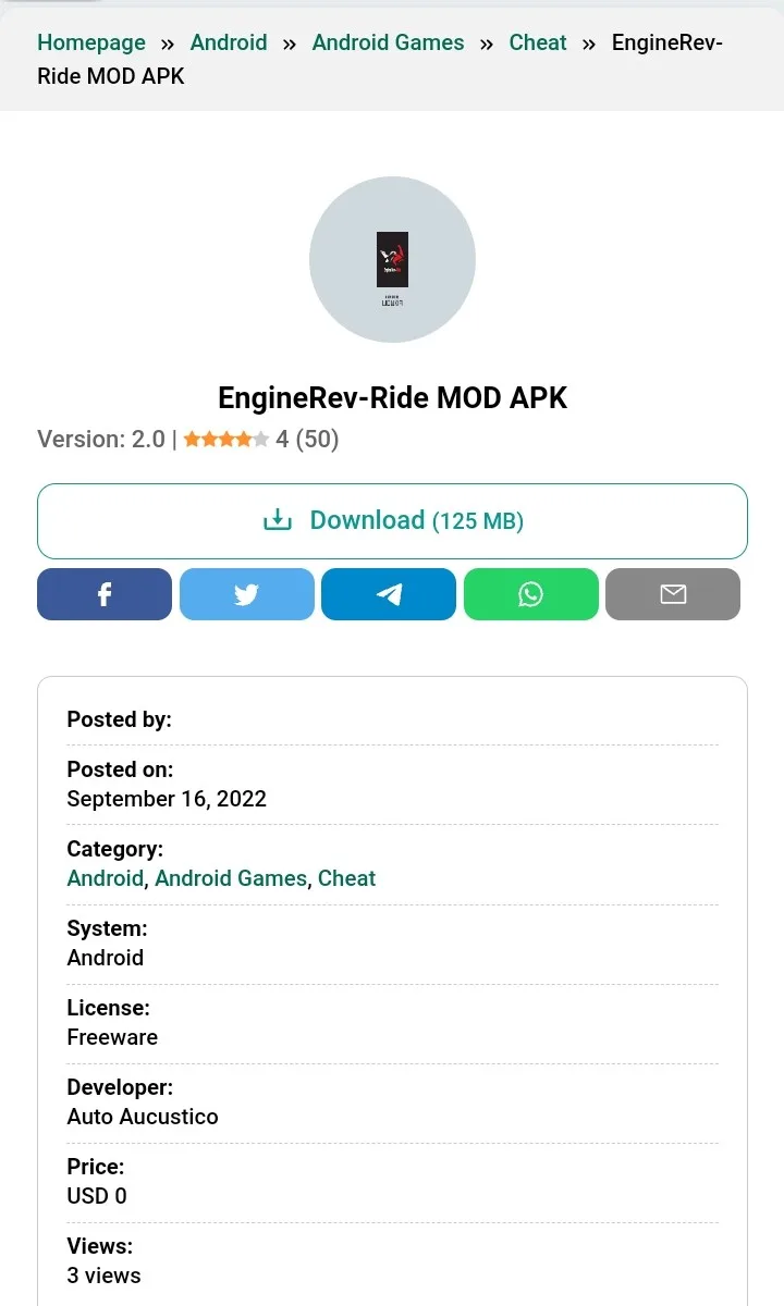 Enginerev-ride mod apk