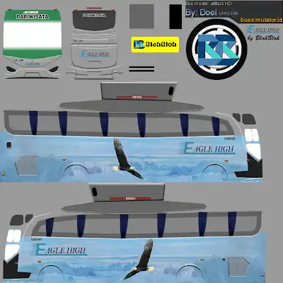 Download 100+ Livery Bus Simulator Indonesia HD Gratis 2024 15 livery Bussid HD
