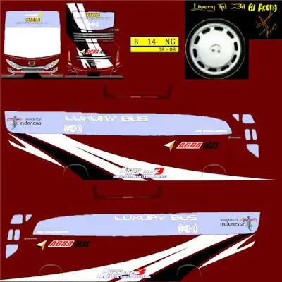 Download 100+ Livery Bus Simulator Indonesia HD Gratis 2024 13 Livery Bussid HD