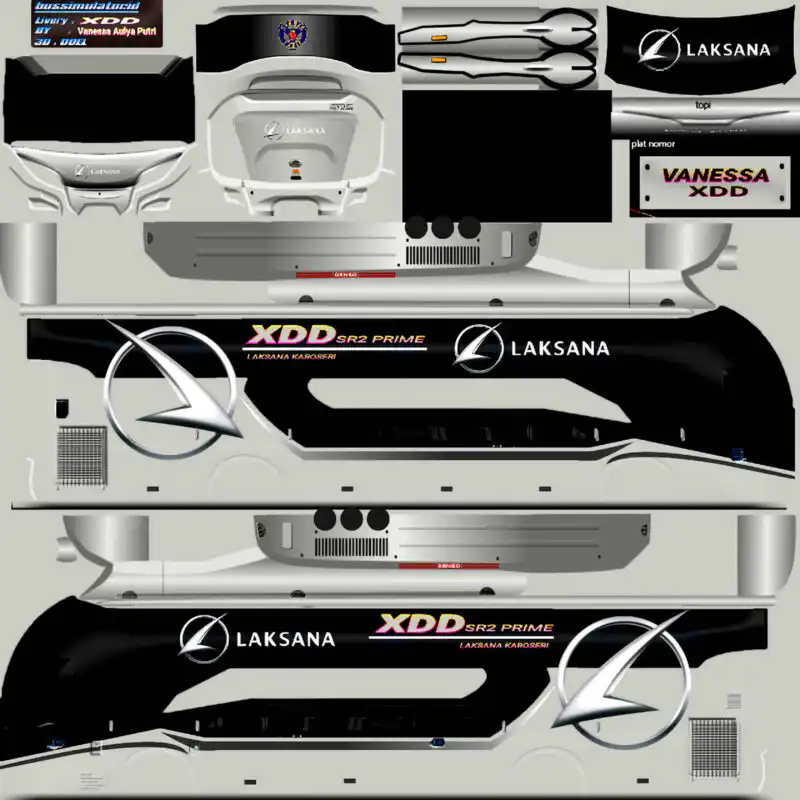 Livery Bussid XHD