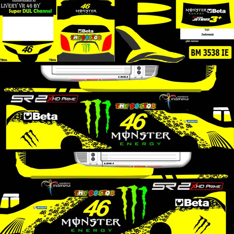 Livery Bussid XHD
