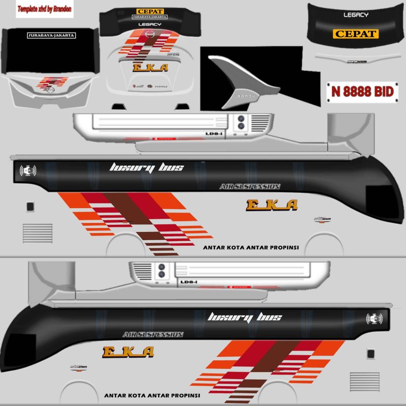 Livery Bussid XHD