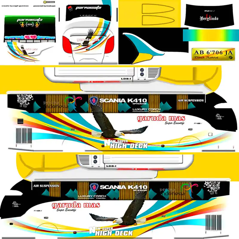 Livery Bussid XHD