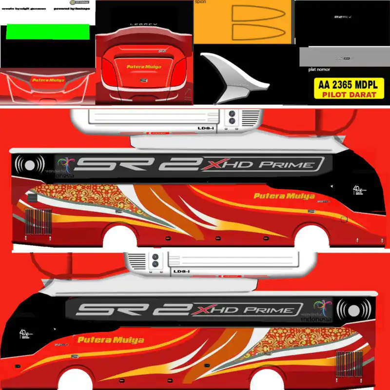Livery Bussid XHD
