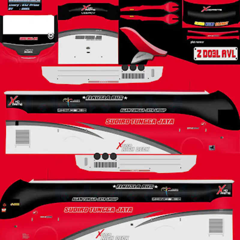 Livery Bussid XHD