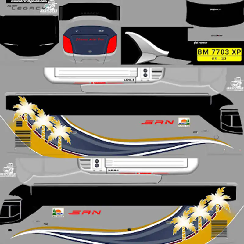 Livery Bussid XHD