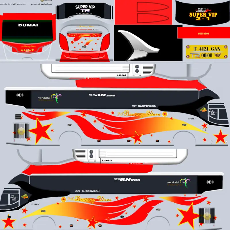 Livery bussid xhd