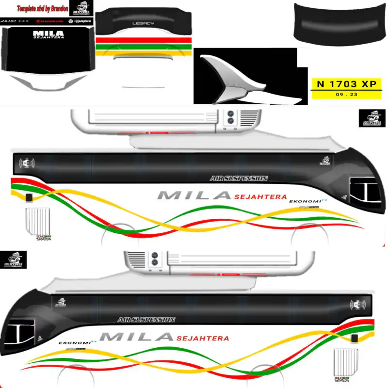 Livery Bussid XHD