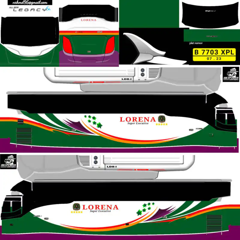 Livery Bussid XHD
